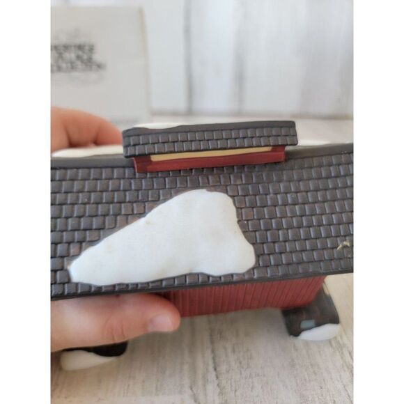 Dept 56 59870 red covered bridge Village accessory Xmas - Picture 6 of 10